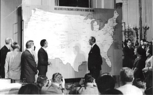 President Lyndon B. Johnson Signing the National Trails Act
